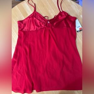 Gilligan & O'Malley Vibrant Red Sleepwear Dress